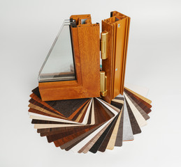 Pvc profile windows with triple glazing