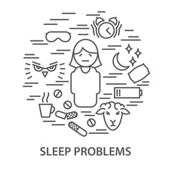 Obraz premium Banners for sleep problems