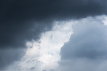 dramatic, dark, blue cloudy sky overlay for compositing or mate painting. 