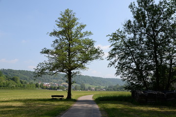Radweg im Kochertal