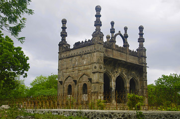 Carved Damadi Masjid, Ahmednagar, Maharashtra state of India.