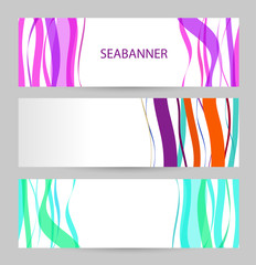 Bright Abstract background on white background. multi-colored waves and streaks. Abstract summer picture of water. Vector illustration.