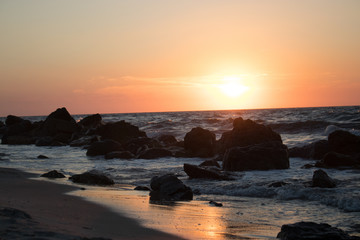 Obraz premium Sunset in Kos - Greece