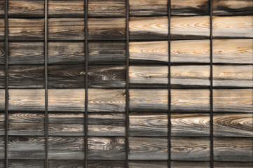 木目のある板壁