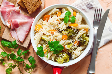 Vegetables with paste