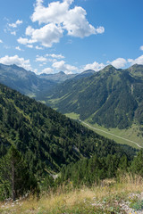 Mountains in the Bonaigua in the Valley of Aran, Pyrenees