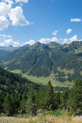 Obraz premium Mountains in the Bonaigua in the Valley of Aran, Pyrenees