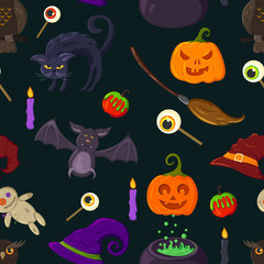 Seamless Halloween Pattern