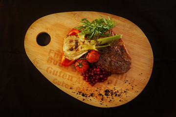 Steak with vegetables