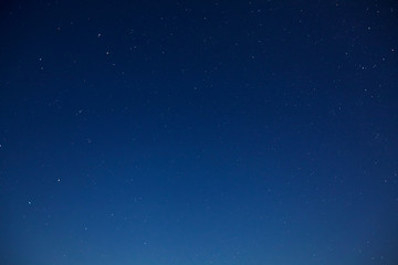 Stars in night sky. Background with falling stars
