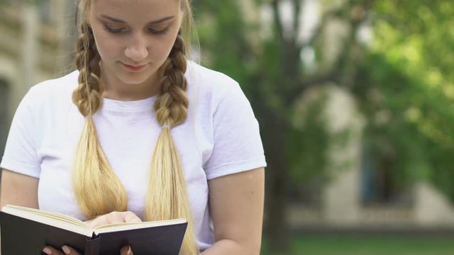 Shy boy giving flowers to girl, trying to ask for date, refusal and insecurities