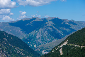 Mountains in the Bonaigua in the Valley of Aran, Pyrenees