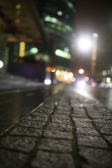 Business center with high skyscrapers