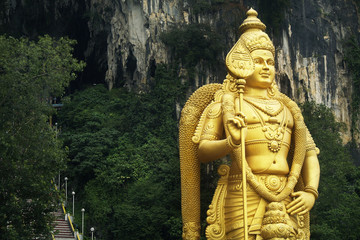 Hindu statue at Batu cave, Kuala Lumpur ,Malaysia