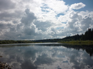 Поселок Камень. Река Яйва