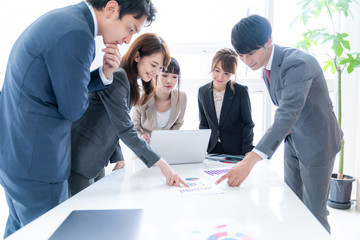 Fototapeta premium ビジネスシーン