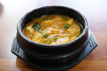 Korea's representative food,Soybean Paste Stew(doenjang jjigae) is a healthy food in Korea.