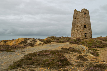 Parys Mountain copper mine, Anglesey, North Wales.