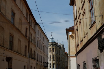 Fototapeta na wymiar Old town buildings