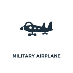 Obraz premium military airplane icon
