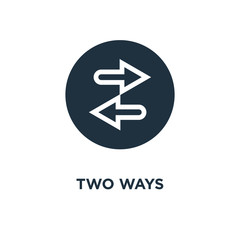 two ways icon
