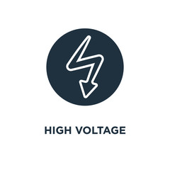 high voltage icon