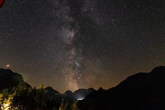 milky way mountains