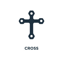 Fototapeta premium cross icon