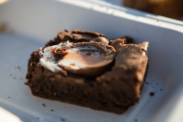 brownie creme egg