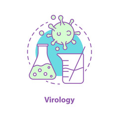 Virology concept icon