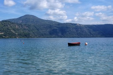 view of the albano lake