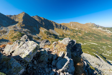 Beautiful Mountain Landscape in the High Tatra (Zielona Dolina Gasienicowa)