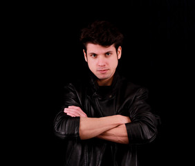 Portrait of a handsome young man