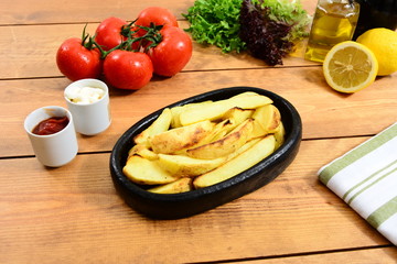 vegetables on the table