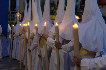Semana santa de Sevilla, los penitentes