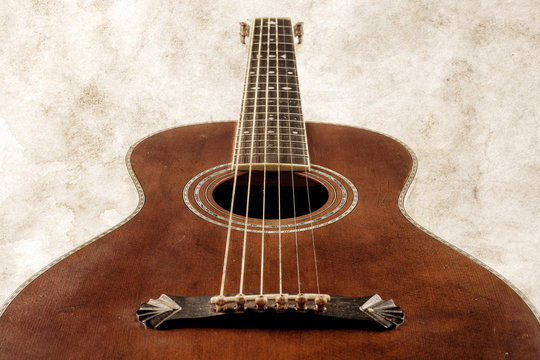 vintage blues guitar,retro image