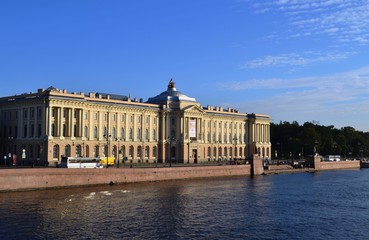 Obraz premium Building of Academy of arts, Saint-Petersburg, Russia