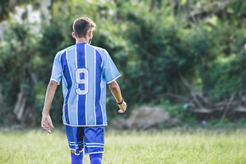 amateur soccer player