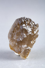 Smoky quartz on a white background