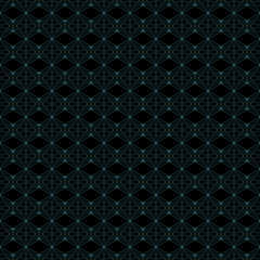 Seamless linear pattern with crossing lines, polygons. Abstract geometric pattern with rhombuses.