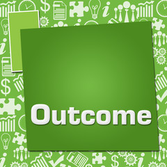 Outcome Business Symbols Texture Green Squares 