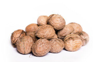 pile of walnuts