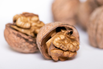 pile of walnuts