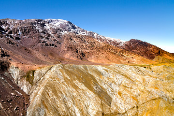 Atlas mountain range from Morocco. Chain of mountain ranges in northwestern Africa