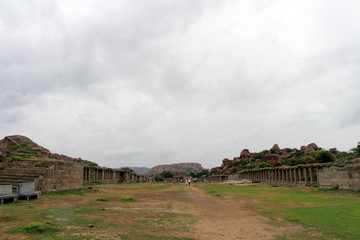 A temple on the foothill of Matanga Hill. There's another temple on top of it.