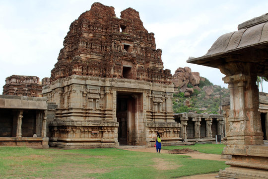 A temple on the foothill of Matanga Hill. There's another temple on top of it.