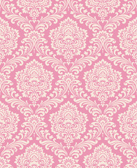 Fototapeta premium Vector Classic Damask Seamless Pattern 
