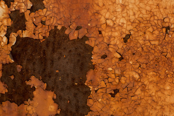 Rusty steel background texture
