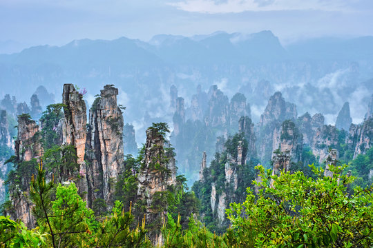 Zhangjiajie Mountains, China