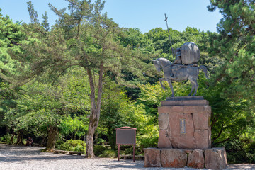 尾山神社境内風景